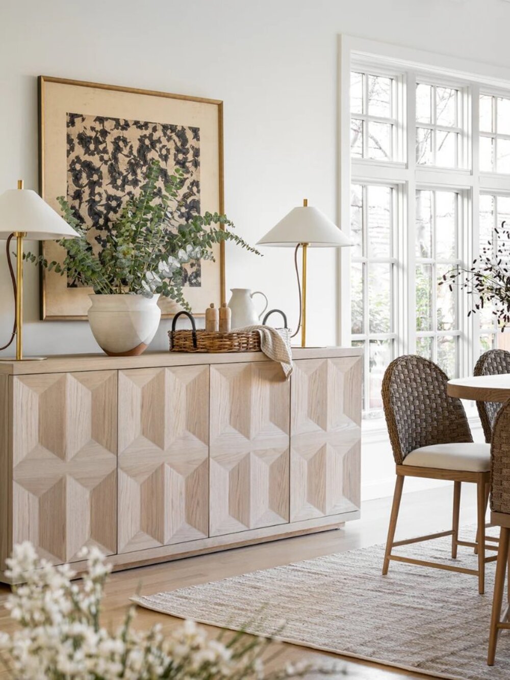 Mcgee & Co. Woodblocked Botanical